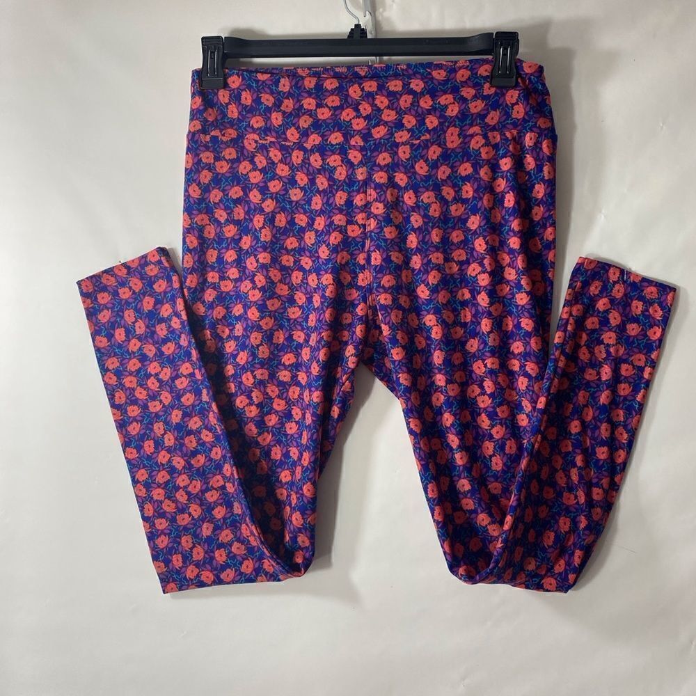 NWOT LuLaRoe Leggings Size Tall & Curvy Blue , Purple and Orange